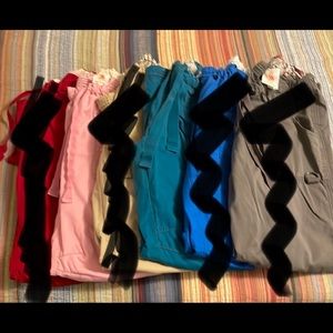 Koi Lindsey low rise cargo scrub pants $8 each